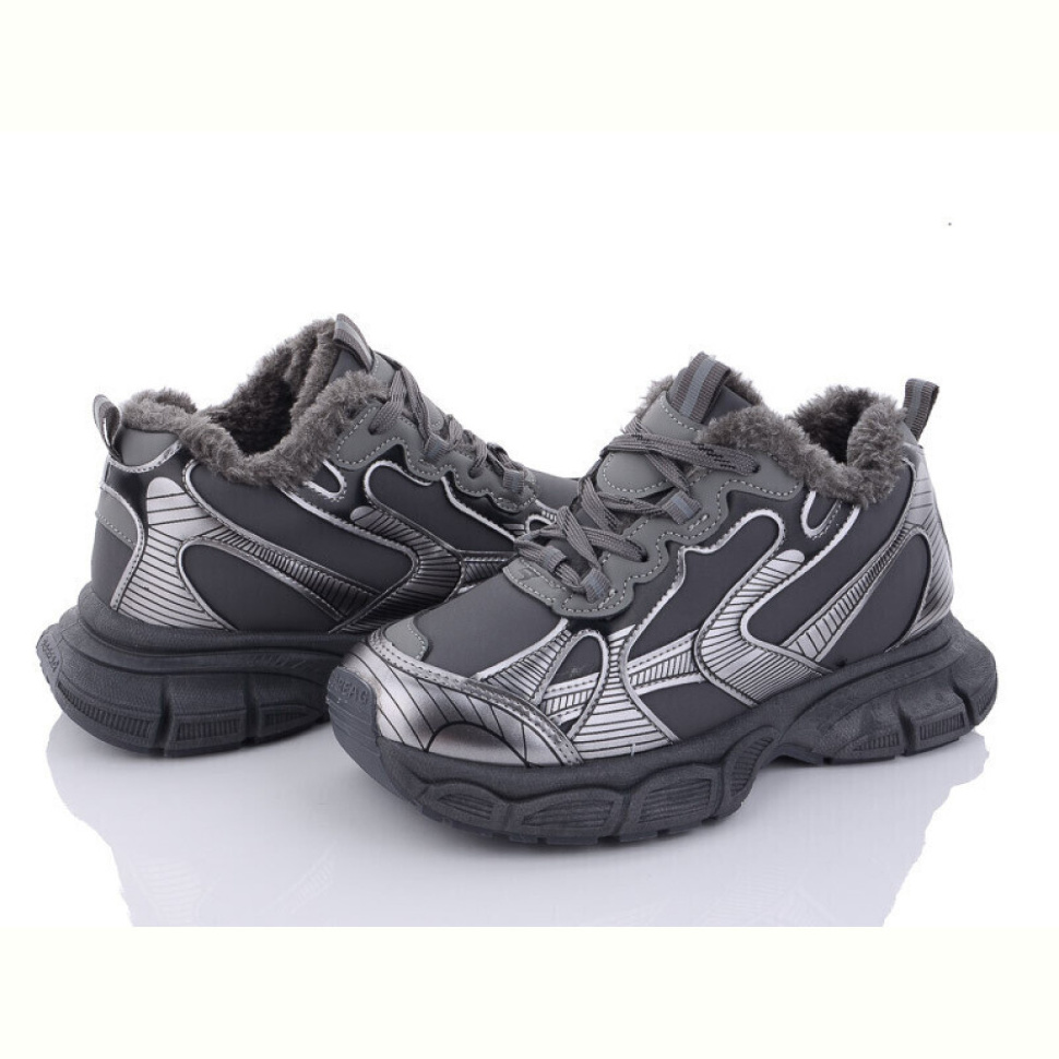 Кроссовки Violeta 197-155 d.grey