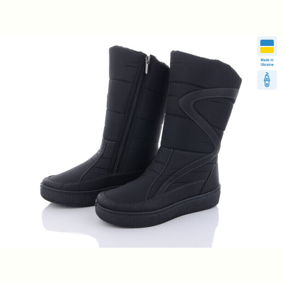 Сапоги Lvovbaza Paolla 220 чорний-old