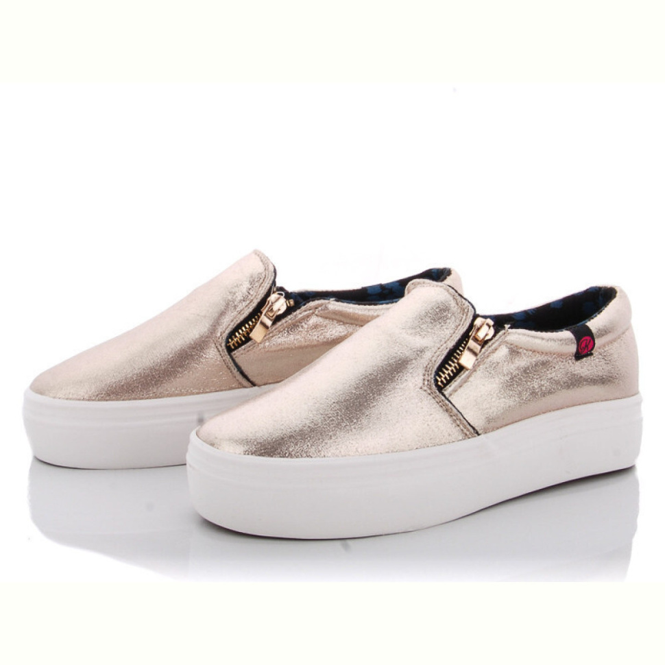 Слипоны Fabullok K1560302 gold Слипоны Fabullok K1560302 gold