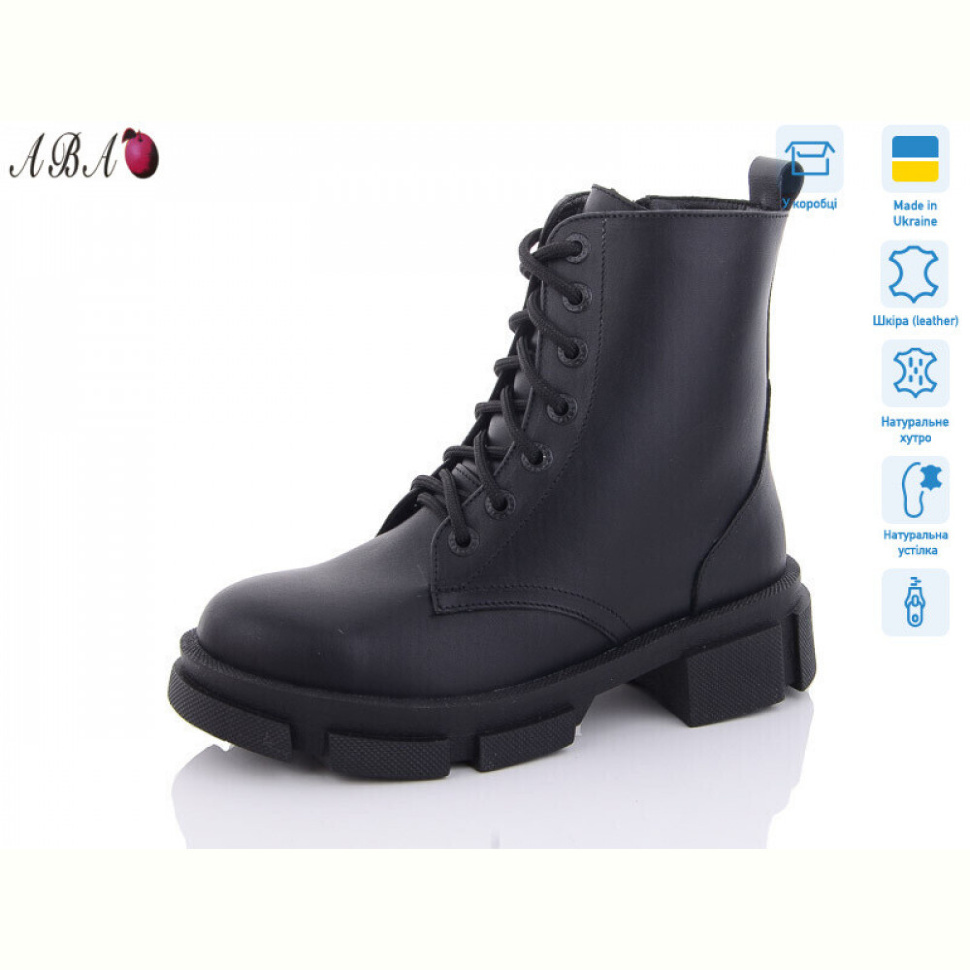 Ботинки Aba 636 чорний