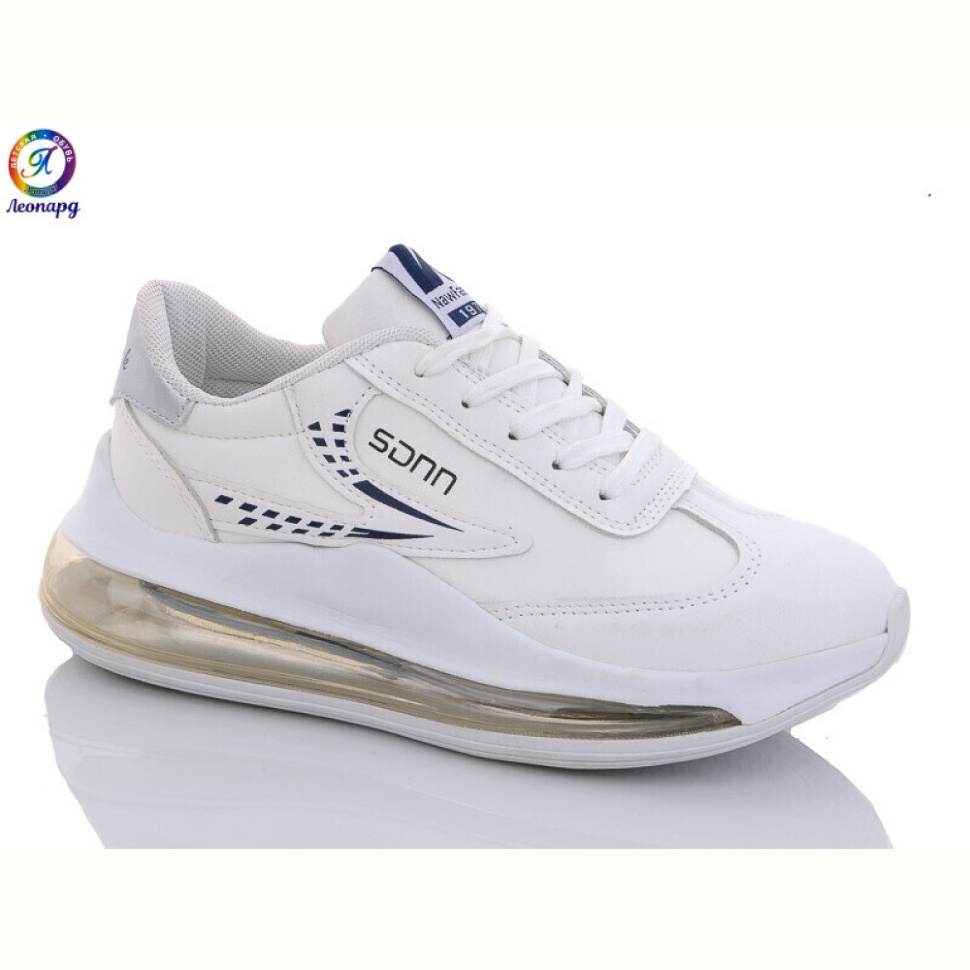 Кроссовки Леопард A6213 white-blue Кроссовки Леопард A6213 white-blue