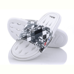 Шлепки Obuvok R021 (w43) white-black (08841)