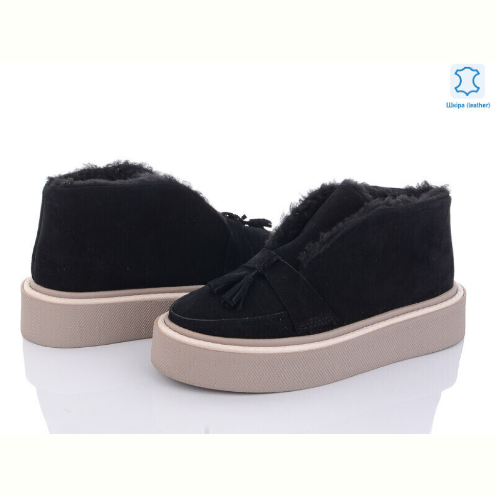 Ботинки G-Aira 573 ч.з. Мех кисточки Ботинки G-Aira 573 ч.з. Мех кисточки