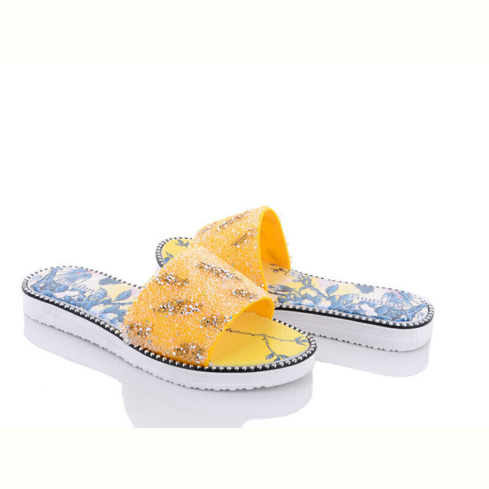 Шлепки Lion A3 жовтий