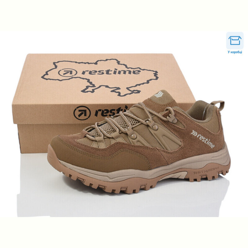 Кроссовки Restime OMO24506 wolf brown