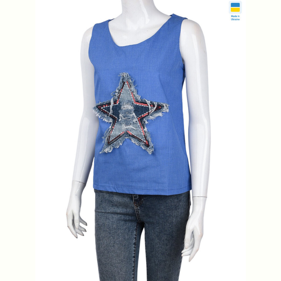 Майка Textile 102 blue Майка Textile 102 blue