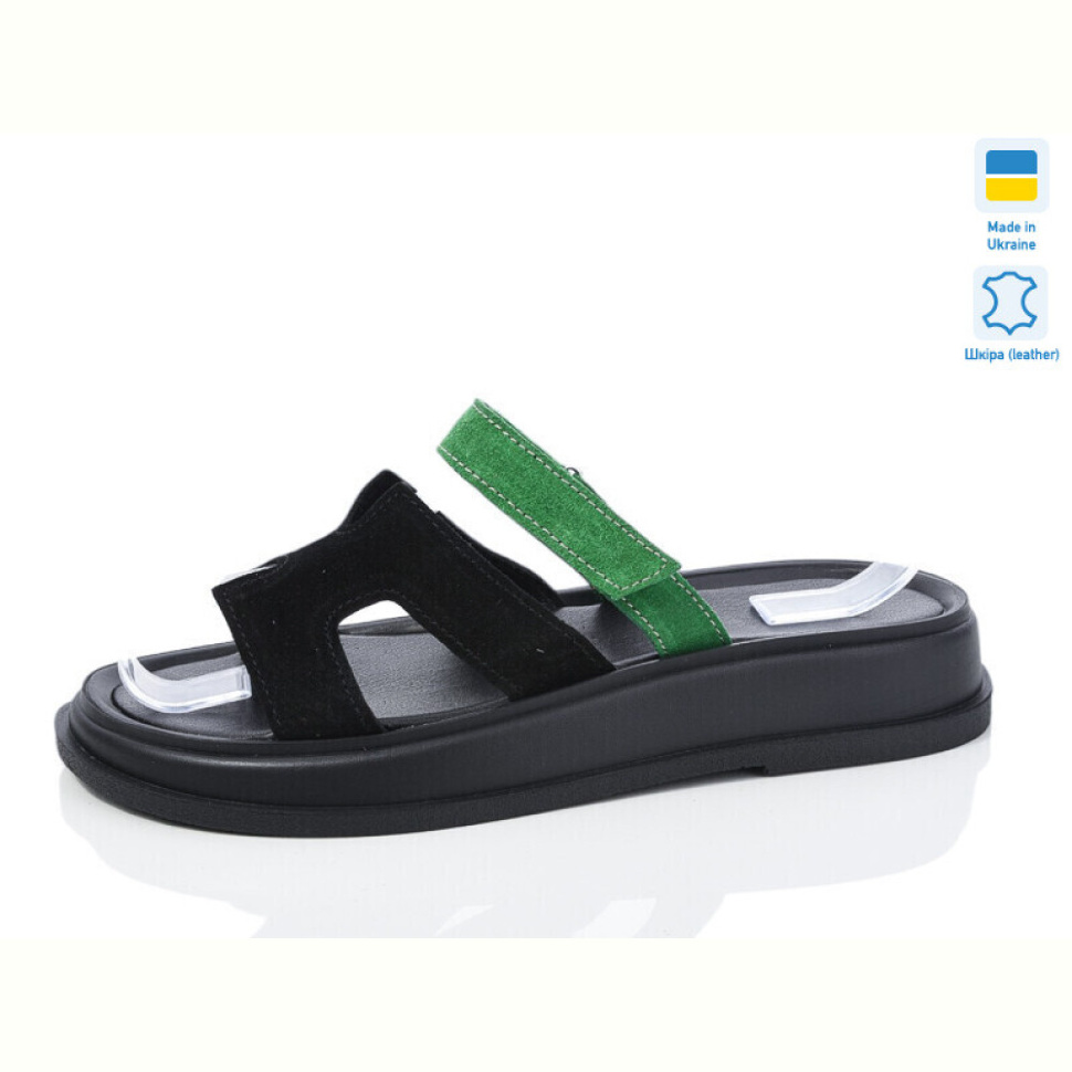 Шлепки Sali 1501-25 зелен.з. Шлепки Sali 1501-25 зелен.з.