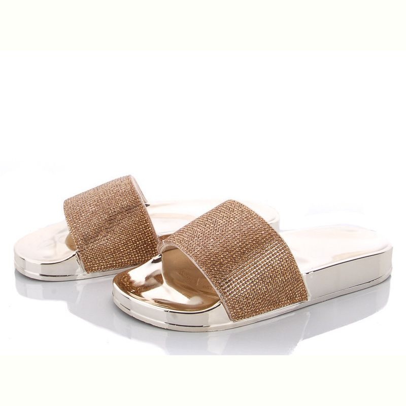 Шлепки Fabullok N907 gold