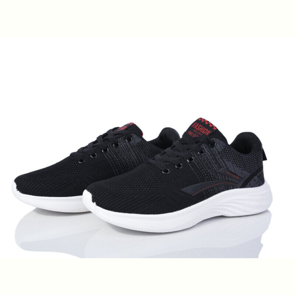 Кроссовки Lion 1699 чорний-червоний Кроссовки Lion 1699 чорний-червоний