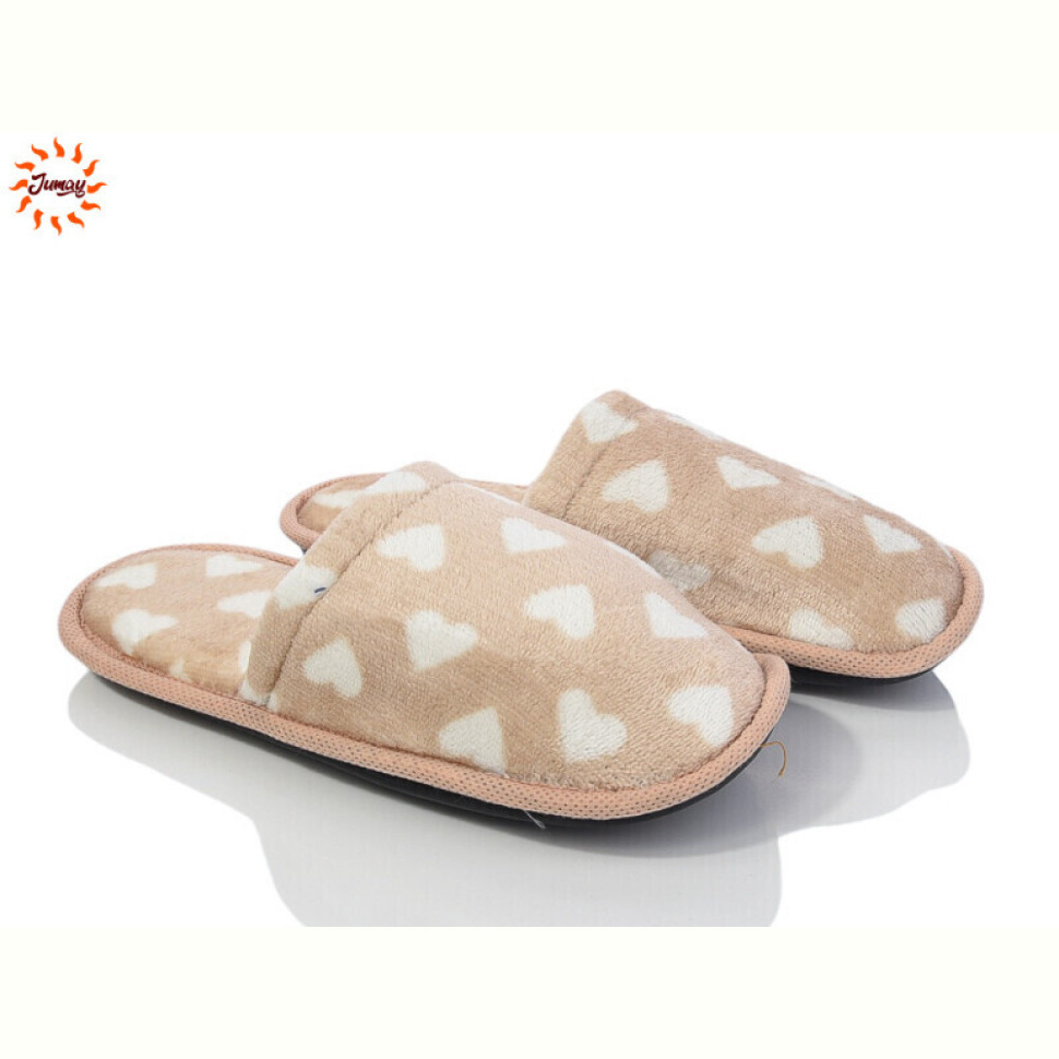 Тапки Jumay Капці жін серце беж