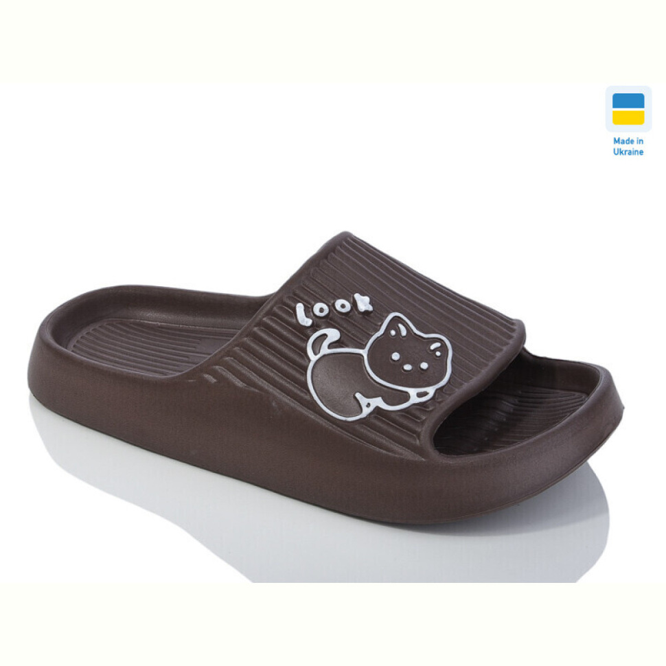 Шлепки Lot Shoes N104 коричневий