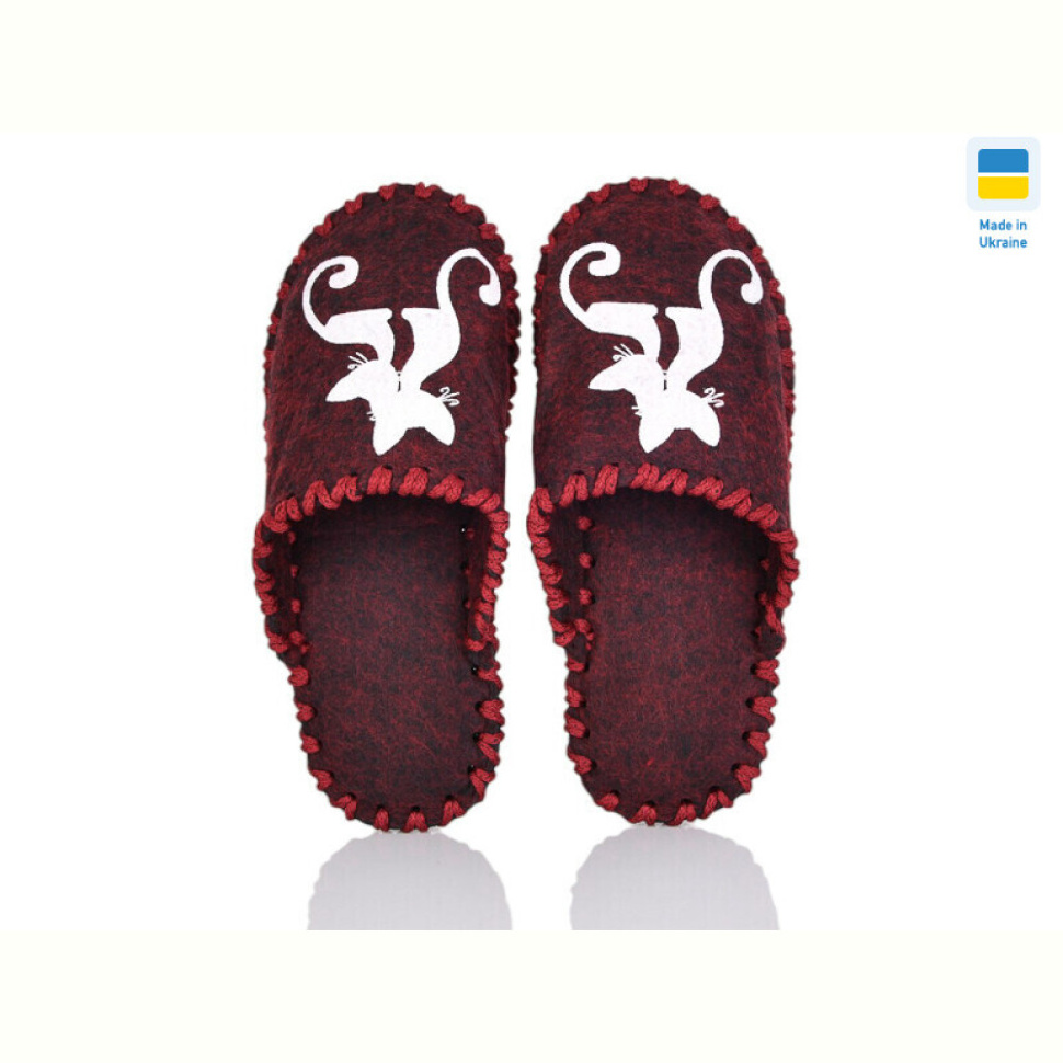 Тапки Active 217W бордо