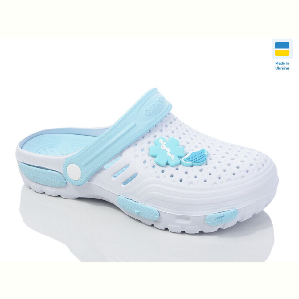 Кроксы DeMur CD48 білий