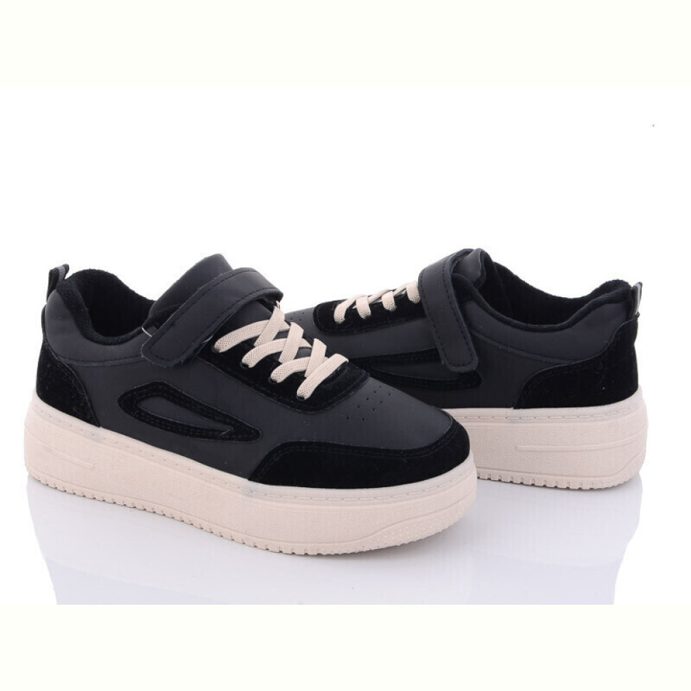 Кроссовки Violeta 150-37 black-beige Кроссовки Violeta 150-37 black-beige